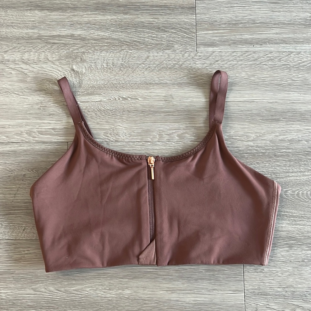 Athleta Rose Brown Sports Bra